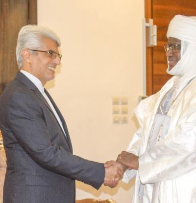 Our countrys ambassador meets with the head of the Niger Reconstruction Advisory Council